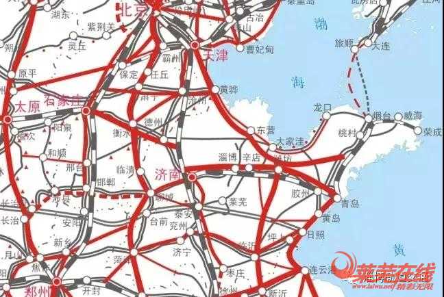 目前,济莱高铁莱芜北站已预留滨临通道,鲁中通道接入条件.