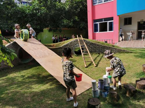 海南省幼儿园自主游戏交流研讨活动之户外环境观摩