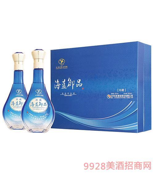 海蓝御品酒珍藏礼盒42度500mlx2