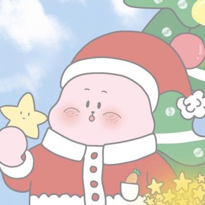 圣诞节秀恩爱的情侣头像一男一女 圣诞节微信情侣头像