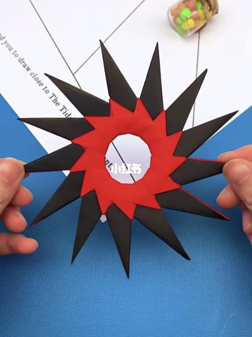 折纸飞镖 #幼儿手工 #折纸_折纸_手工制作_幼儿_教程