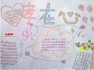 关于传承孝道的手抄报 传承家风手抄报