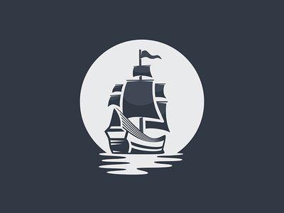 标志设计元素应用实例:船