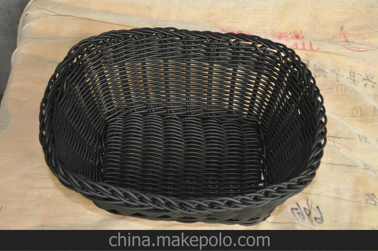 厂家供应访藤塑编收纳筐篮子工艺品柳编地摊工艺品