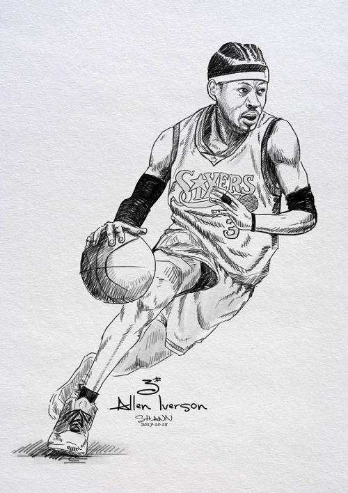 卡通头像艾弗森q版头像艾弗森卡通头像 qq头像大全