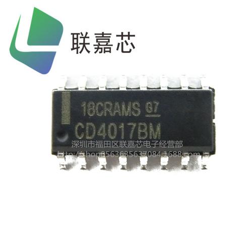 产品型号:全新原装  cd4017bm  贴片 sop16  十进