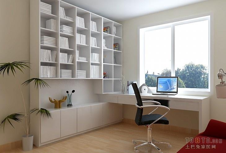 现代简约风格小书房装修效果图