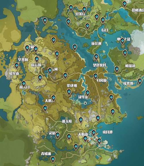 原神传送锚点位置大全-全地图传送点位置汇总 - 爱游戏