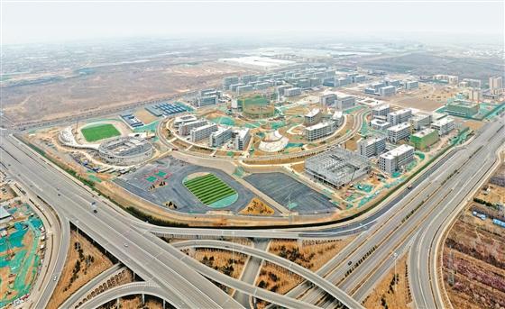 山西职教港项目正在加紧建设