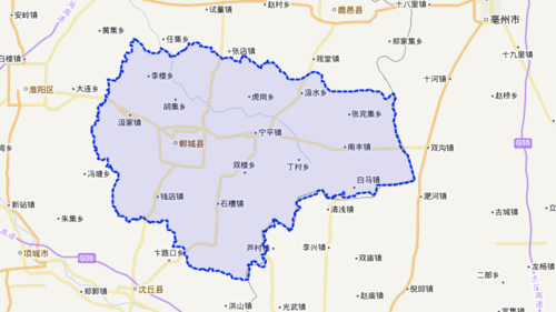 郸城县有哪几个乡镇