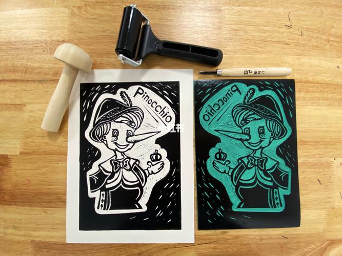 胶板版画制作流程