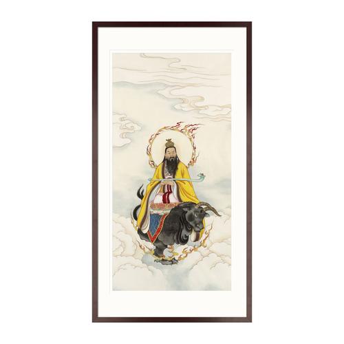 工笔道教神仙截教通天教主大罗金仙画像道场法会供奉