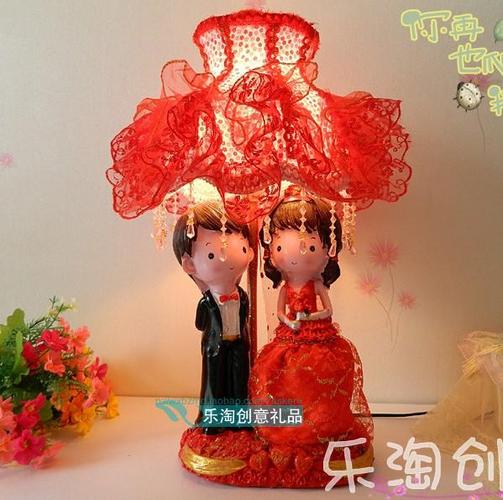 送朋友婚庆新婚礼品闺蜜结婚礼物时尚实用创意高档婚房摆件台灯