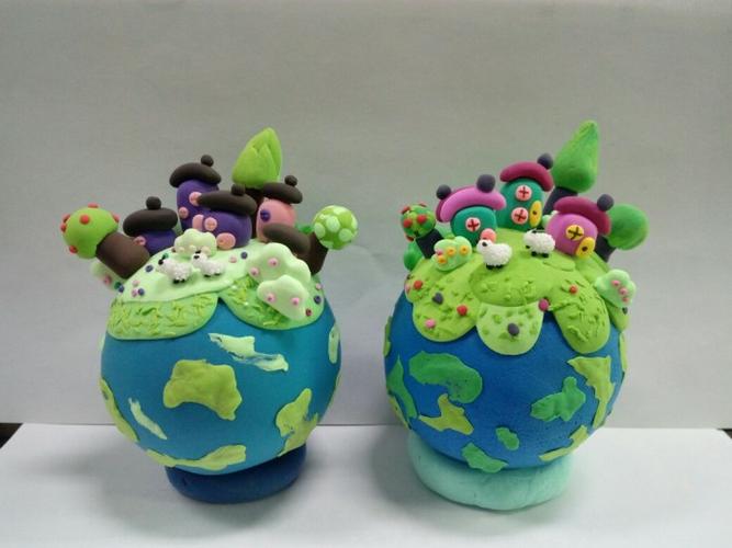 轻粘土地球,看到一个大神的,我也来个