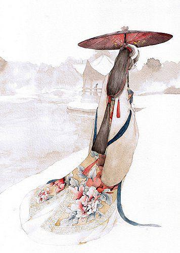 古风 思华年,恍然如梦.亦如流水,一去不返.不泣离别,不诉终殇.