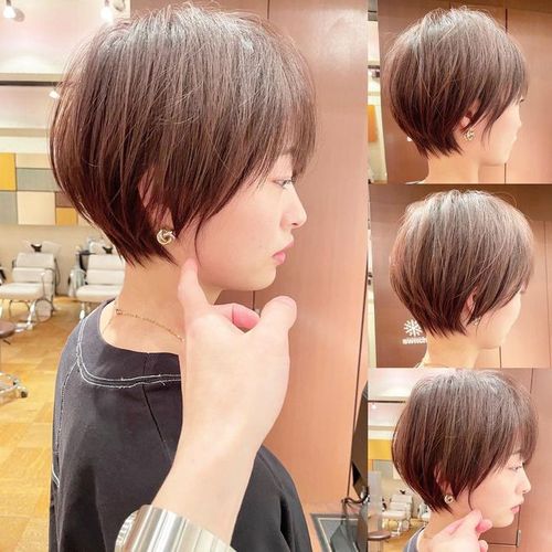 轻盈自然的层次打造出蓬松柔和的造型,既修饰头型又能修饰五官,时尚显