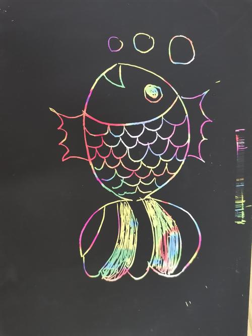 创意美术之～快乐刮画