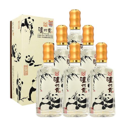 泸州老窖股份泸州贡保护大熊猫爱心纪念版整箱装52度浓香型白酒