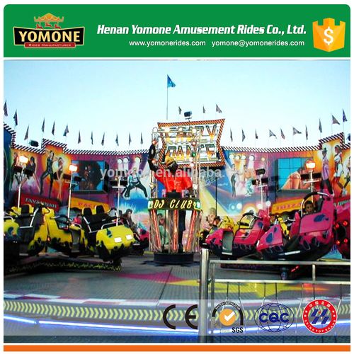 fairground fun game machine of amusement park equipment crazy