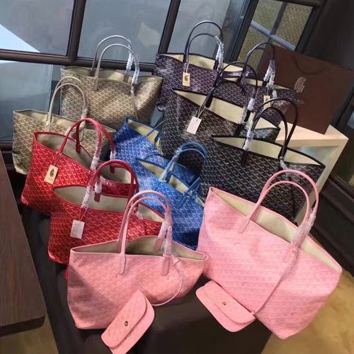 goyard2017新款明星同款戈雅女包真皮单肩手提包子母包购物袋帆布商品