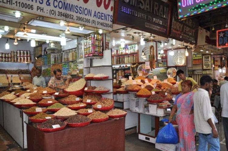local spice market in india