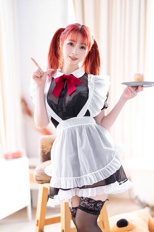 美女cosplay | 叉子宝宝 -透明女仆
