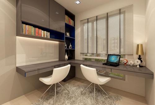 现代简约风格书房装修效果图