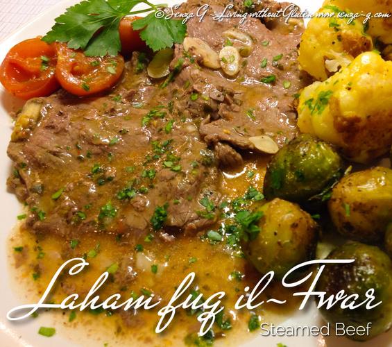 laham fuq il-fwar (steamed beef)