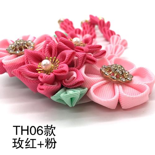 发饰品手工头花编织织顶夹新款韩式公主淑女可爱儿童不伤发夹