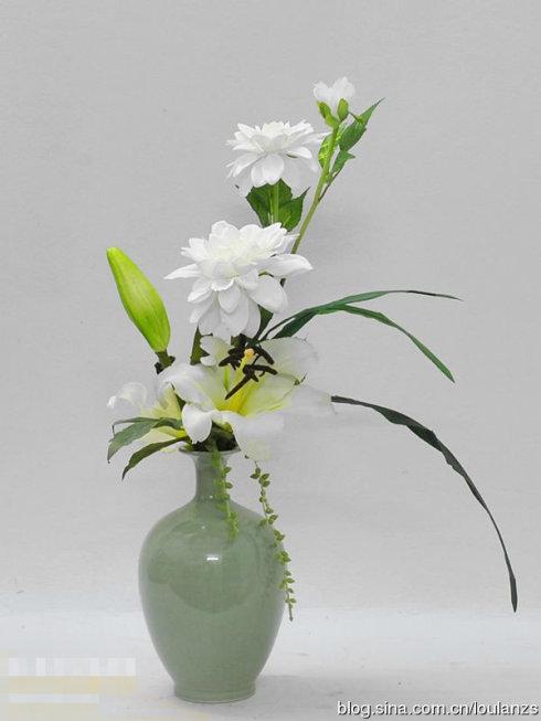 小清新插花艺术欣赏_郑州楼兰装饰