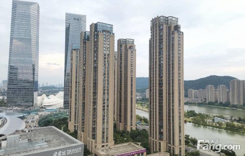 梅溪湖豪宅金茂府湖景精装3房视野开阔拎包入住,长沙岳麓梅溪湖金茂府