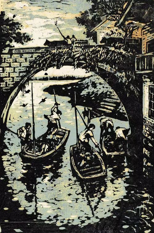 古代版画主要是指木刻,也有少数铜版刻和套色漏印.