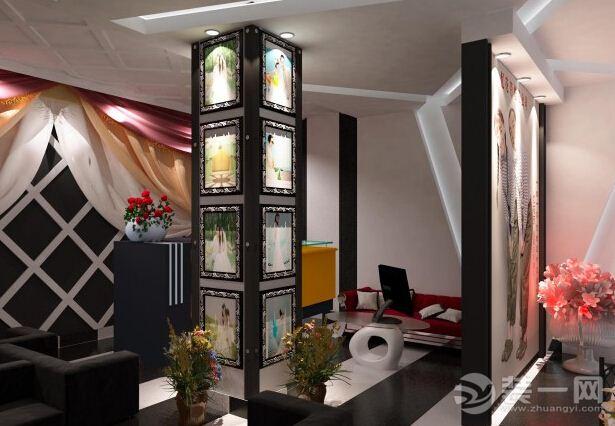天津装修网客厅柱子装修效果