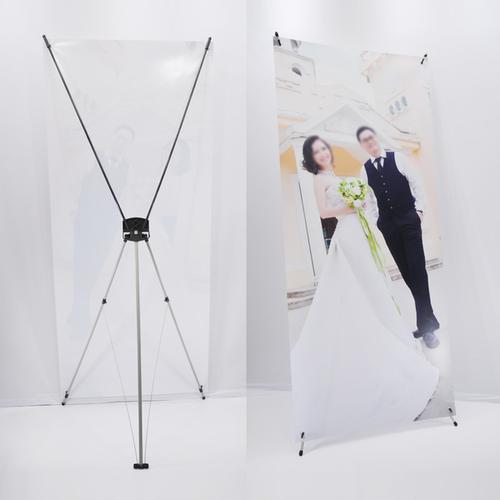 结婚海报韩式迎宾架子喷绘结婚宣传 160 60 立体易拉宝 180 80 展架 x