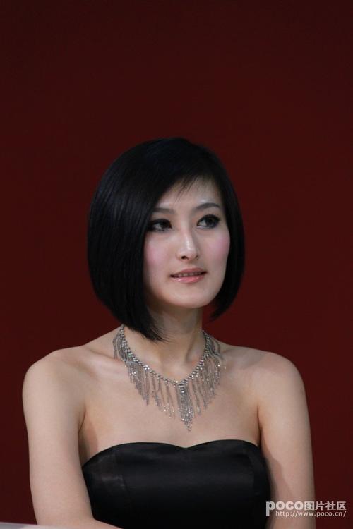 标题:10年北京车展模特之一