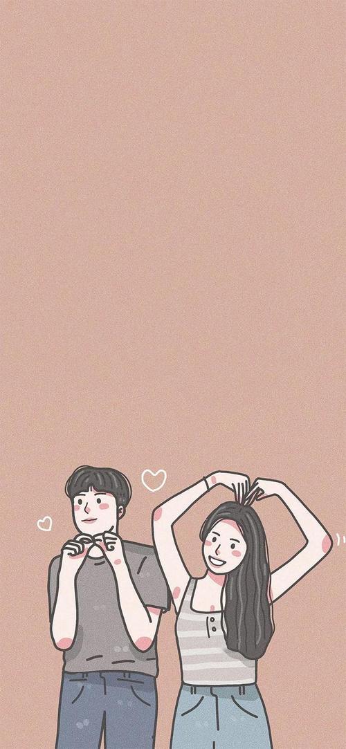 神仙治愈系情侣壁纸超甜的情侣壁纸
