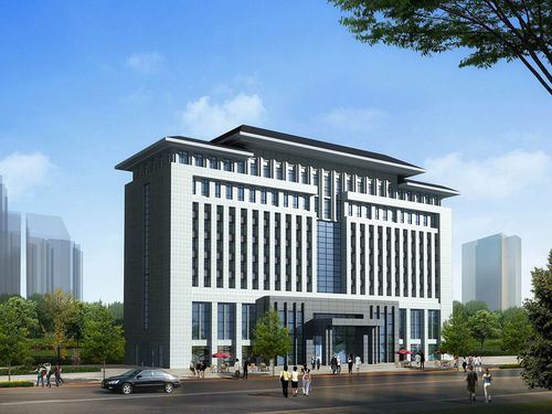 酒店建筑外观设计案例效果图