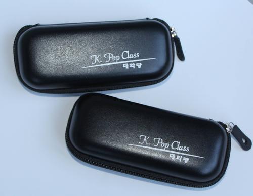 厂家直销 款式新颖 环保 拉链 皮革 隔热 防水 太阳眼镜盒 3019