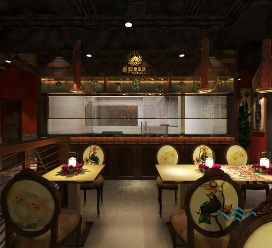 泰熙曼生活泰式餐厅装修设计案例