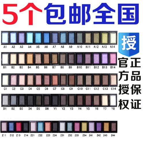 厚度差不多4张卡片那么厚,翻开来里面装着72个多米诺眼影体验装色卡