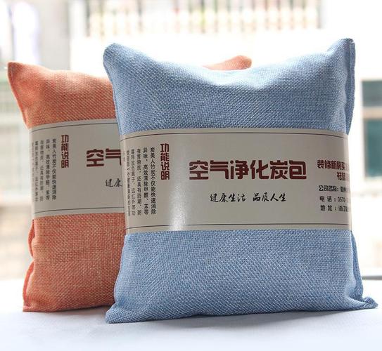 梅兰竹菊麻布汽车用除味竹炭包直销活性炭包 可订做礼品商品大图