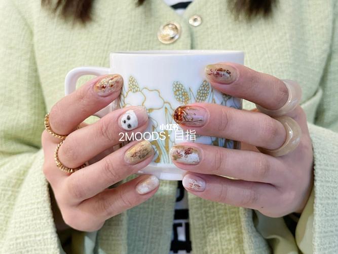 手绘写实美甲 小动物美甲 ins nail_美甲_nail_手绘_instagram_2moods