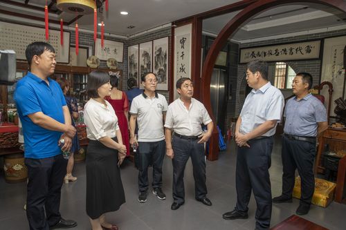 侯马市人大代表视察山西黄河书画院