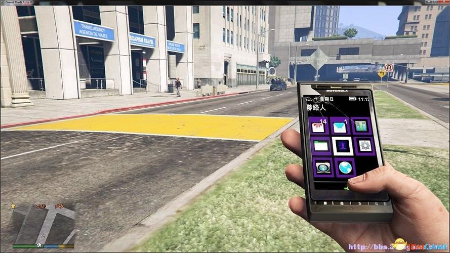 侠盗猎车5gta5pc版真实手机modiphone三星手机mod