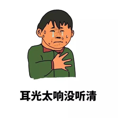 耳光太响没听清表情包 - 表白的痛 - 日常表情包