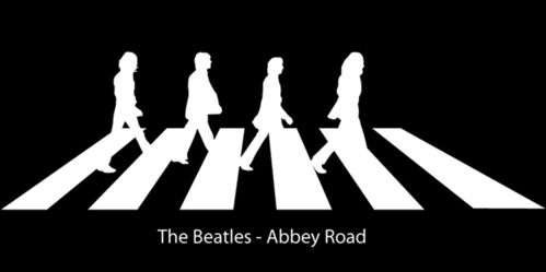 创意复古cd黑胶唱片挂钟beatles披头士abbey road艾比路马路壁钟