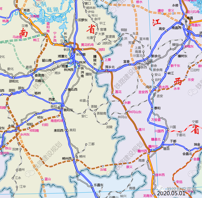 长赣高铁线路方案稳定,将加快可研上报国家发改委审批