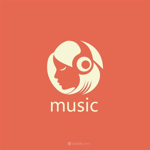 配音录音棚矢量logo设计素材