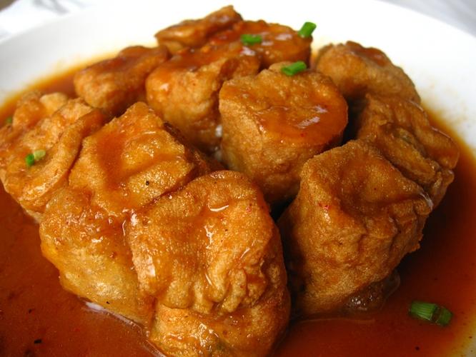 红烧油豆腐