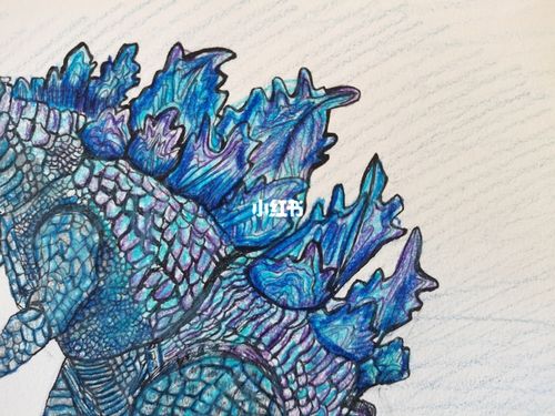 手绘哥斯拉_手绘_文化_绘画
